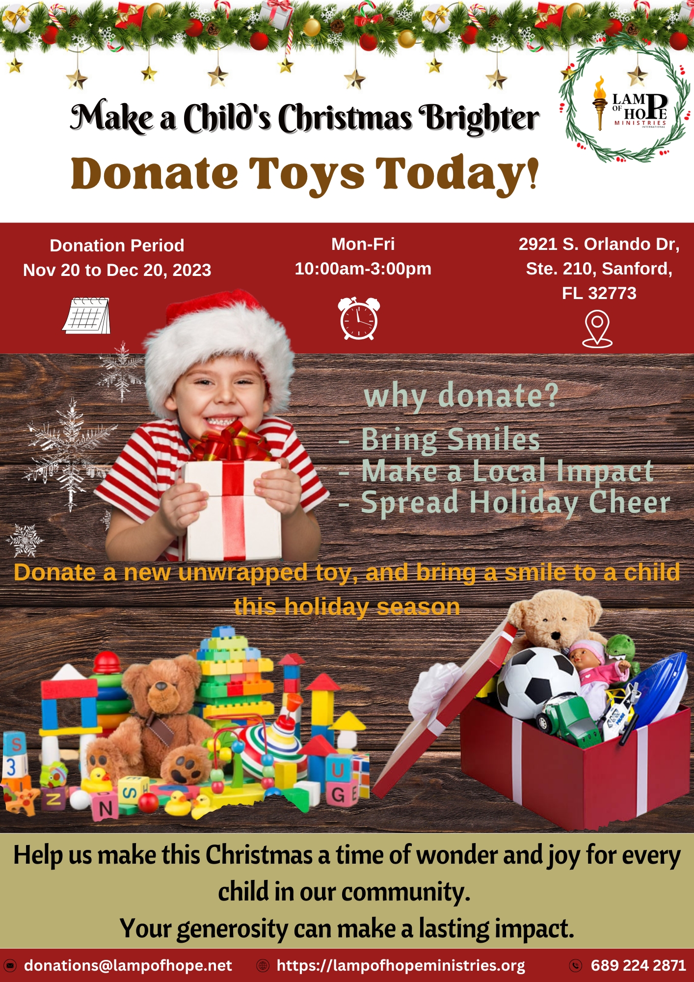 Donate Toys for Children